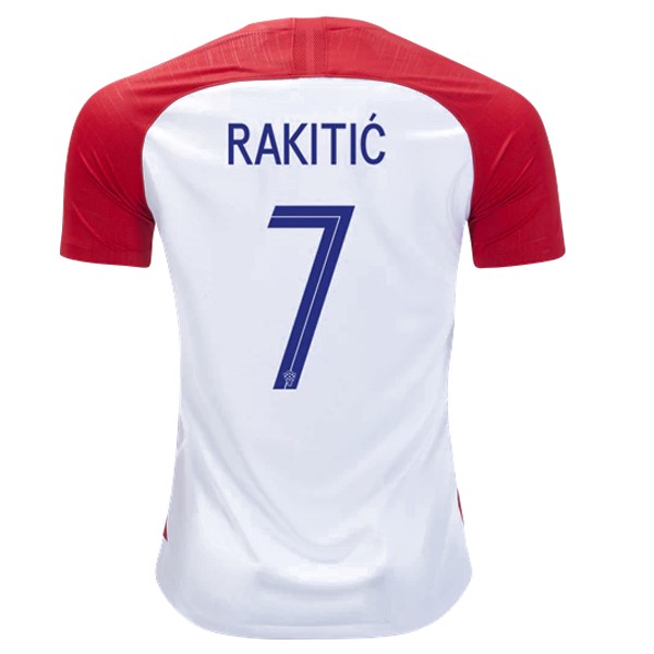 Camiseta Croacia 1ª Rakitic 2018 Rojo
